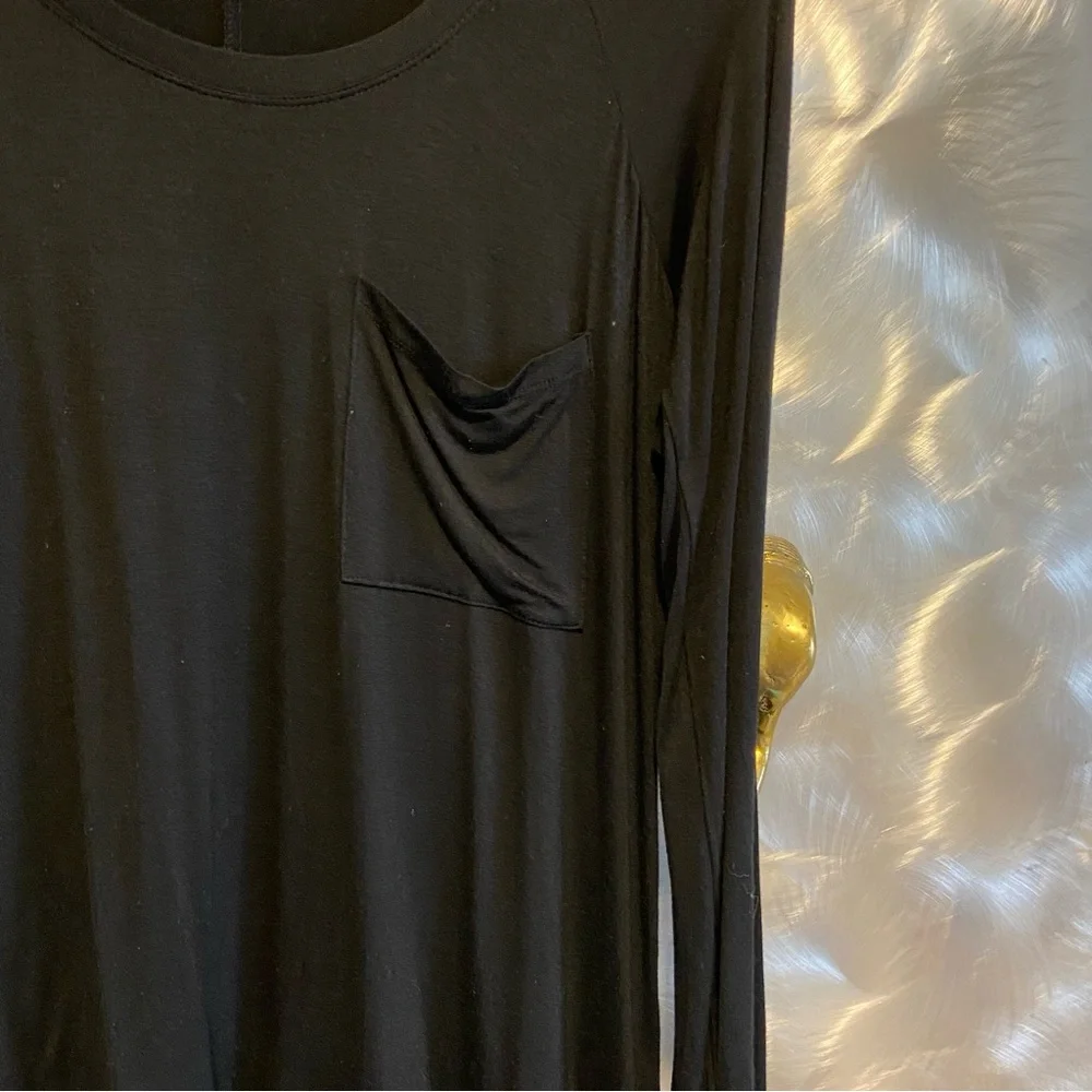 Philosophy Black Sheer Hem Women's Top NWOT - Picture 8 of 14